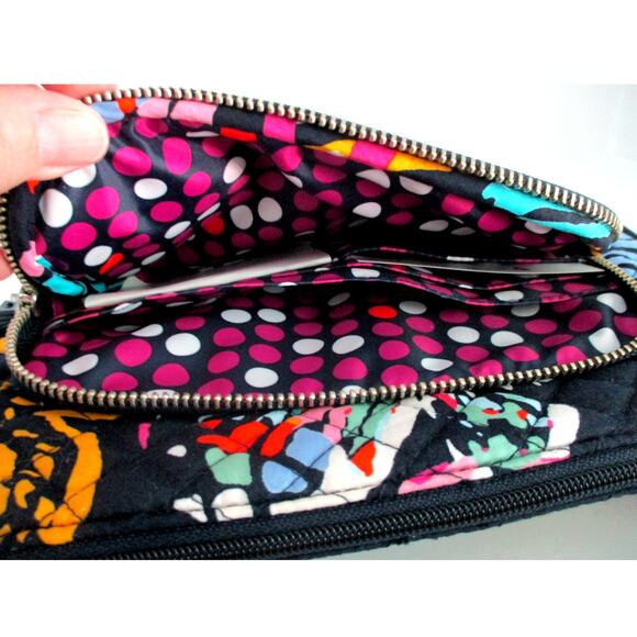 Vera Bradley Butterfly Flutter Blue Hipster Shoulder Bag Purse NWT. - Picture 8 of 11